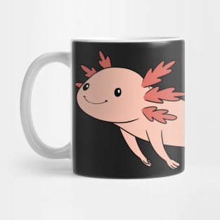 Cute Axolotl Drifting Along Mug